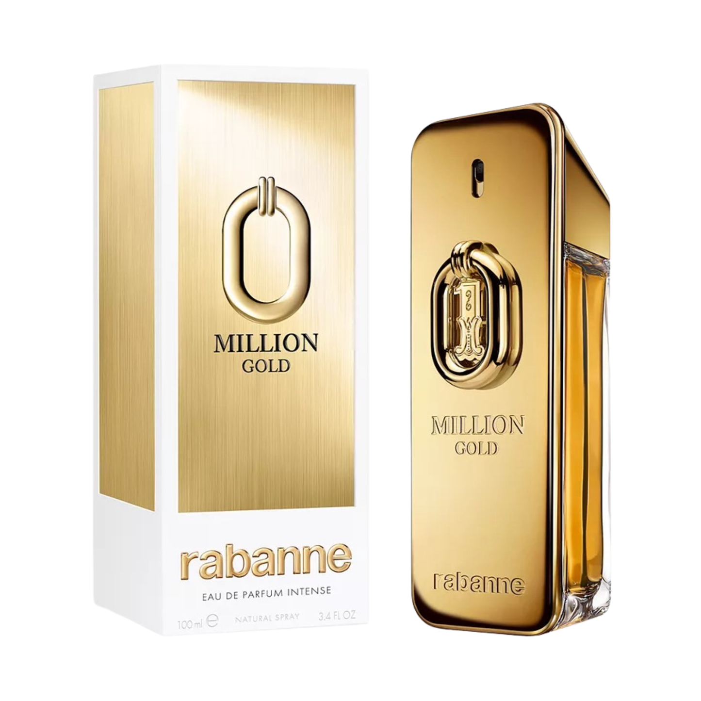 Paco Rabanne 1 Million Gold Eau de Parfum Intense 3.4 oz For Men