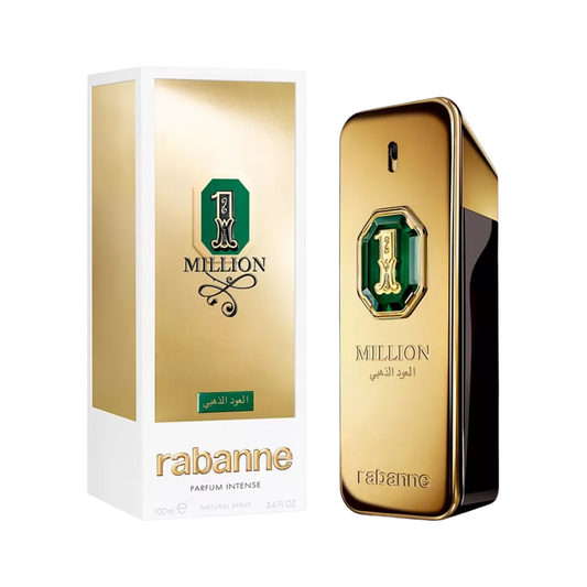 Paco Rabanne 1 Million Golden Oud Parfum Intense 3.4 oz For Men