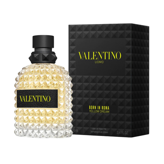 Valentino Born in Roma Yellow Dream Eau de Toilette 3.4 oz for Men