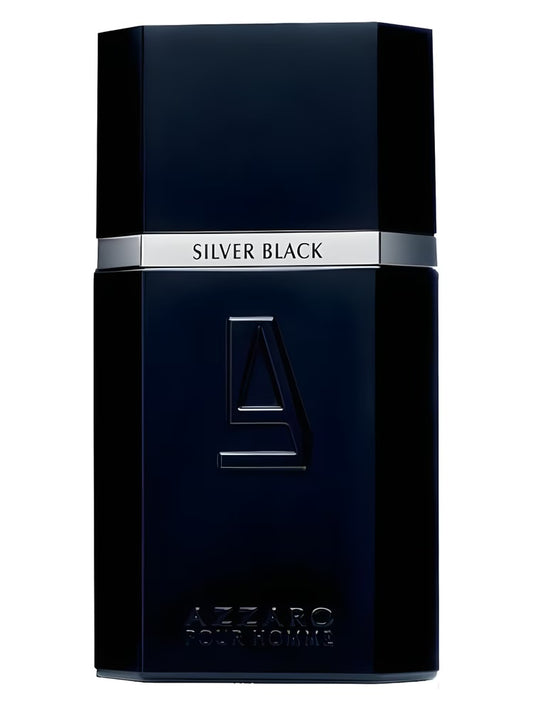 Azzaro Silver Black Eau de Toilette 3.4 Oz For Men