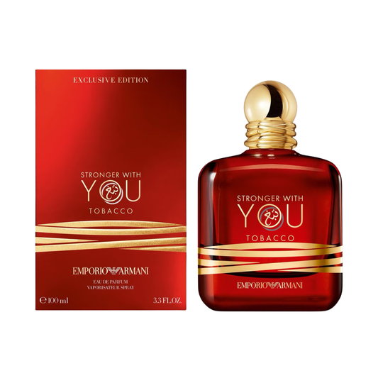 Giorgio Armani Stronger With You Tobacco Eau de Parfum 3.4 Oz For Men