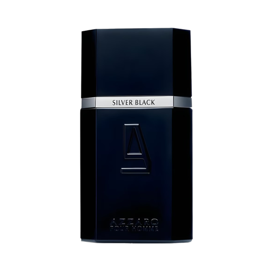 Azzaro Silver Black Eau de Toilette 3.4 Oz For Men