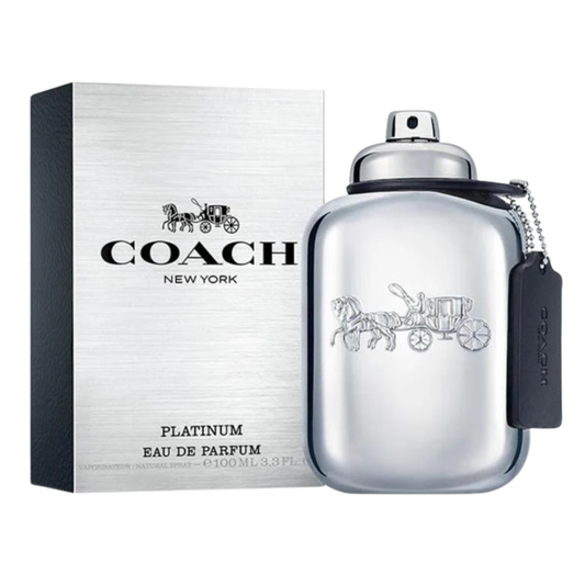 Coach Platinum Eau de Parfum 3.3 Oz For Men
