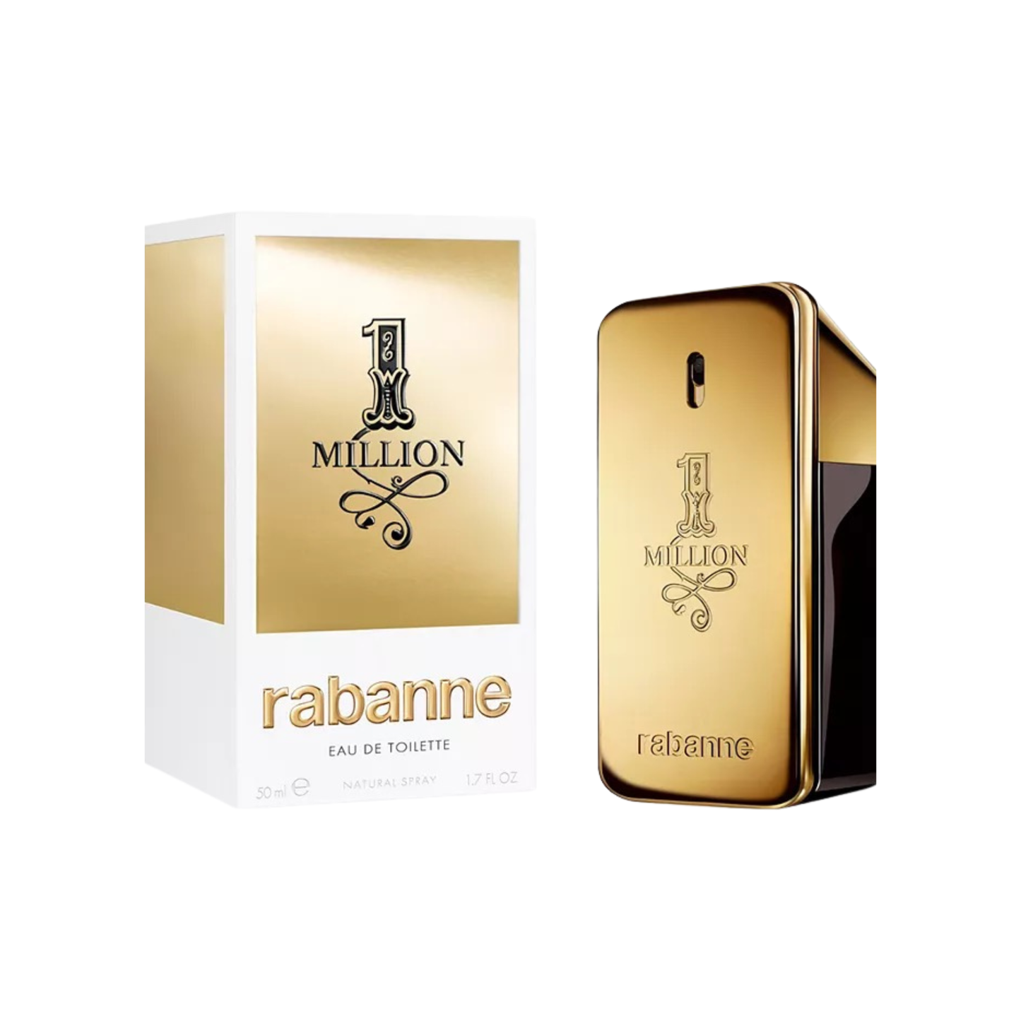 Paco Rabanne 1 Million Eau de Toilette 3.4 oz For Men