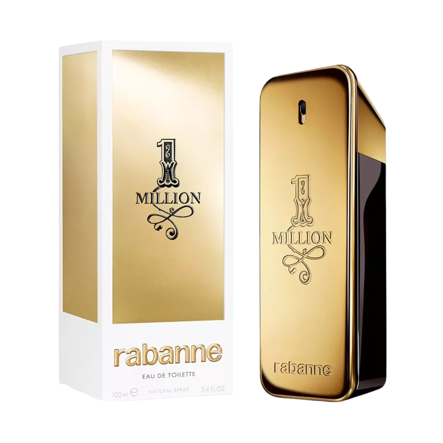 Paco Rabanne 1 Million Eau de Toilette 3.4 oz For Men
