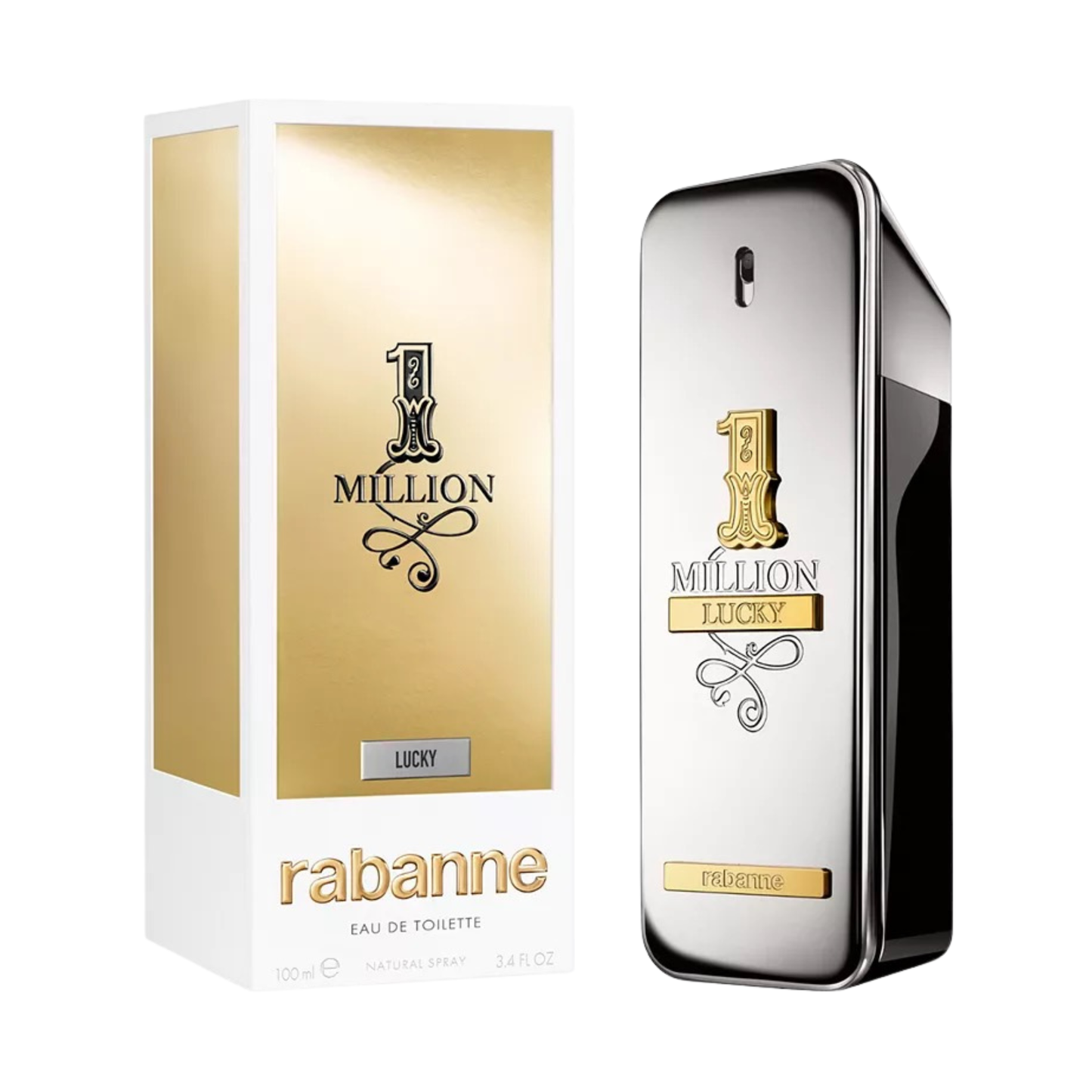 Paco Rabanne 1 Million Lucky Eau de Toilette 3.4 oz For Men