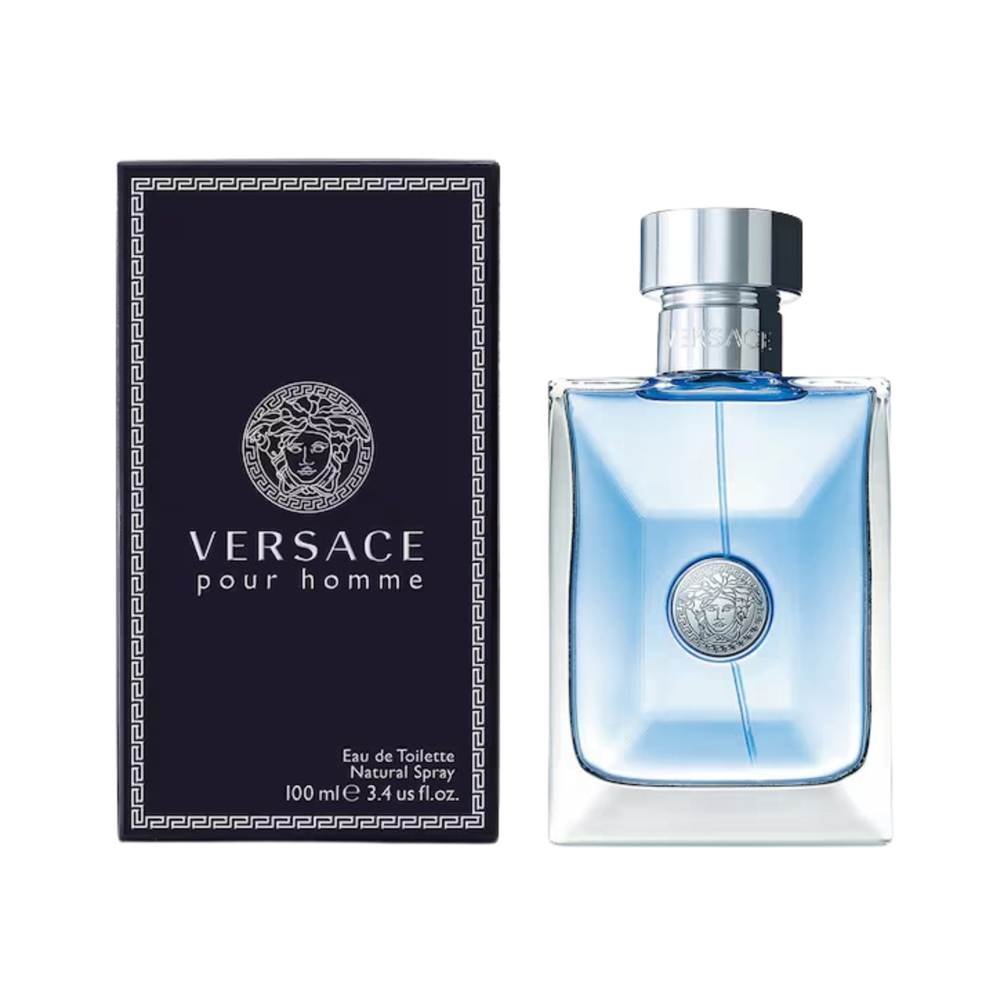 Versace Pour Homme Eau de Toilette 3.4 Oz For Men