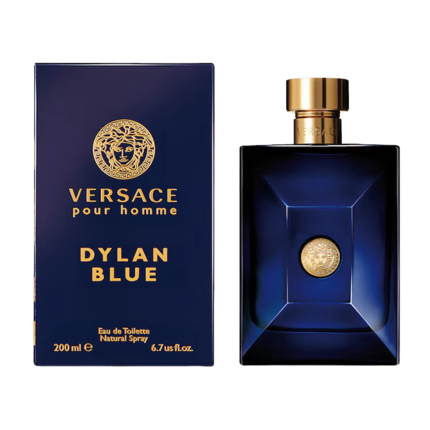 Versace Dylan Blue Eau de Toilette 3.4 Oz For Men